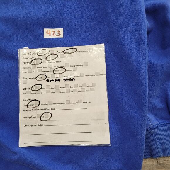 Nike Sweatshirt Jacket  Blue Mens XXL  Embroidered Mini Swoosh Sporty Full Zip - Picture 8 of 10